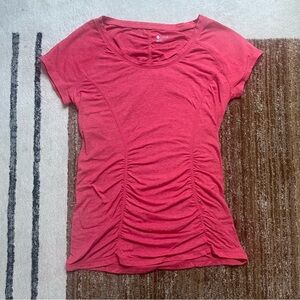 Zella Pink Ruched Top